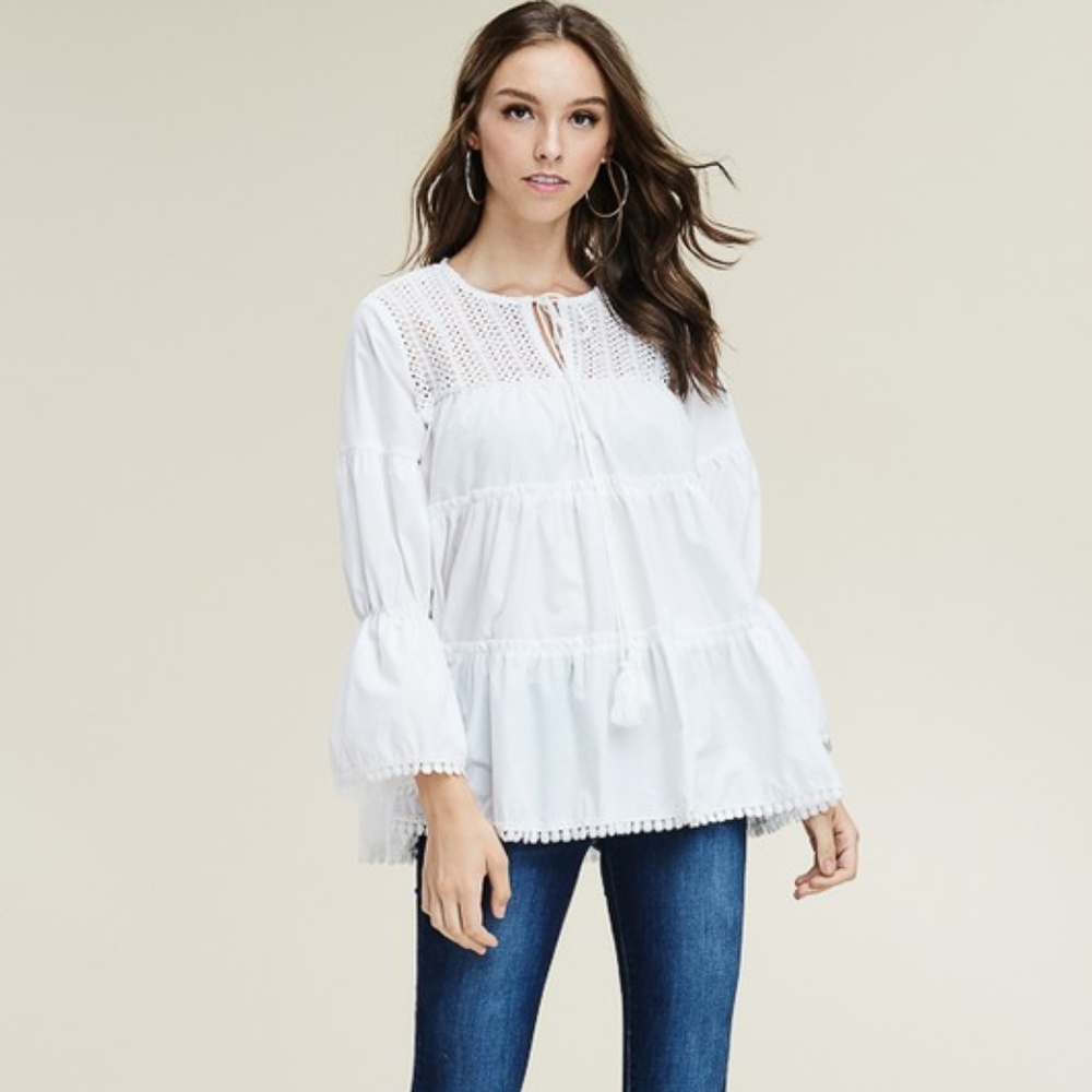Tiered Flair Top